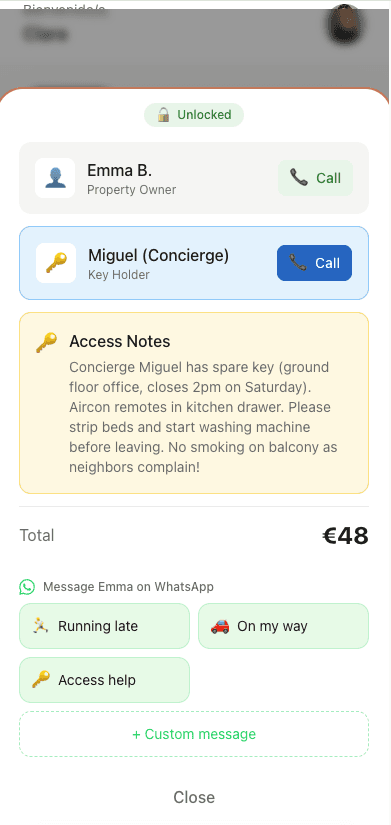Mensajes rápidos de WhatsApp
