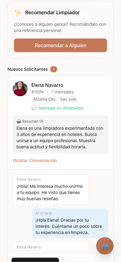 Revisa nuevos solicitantes