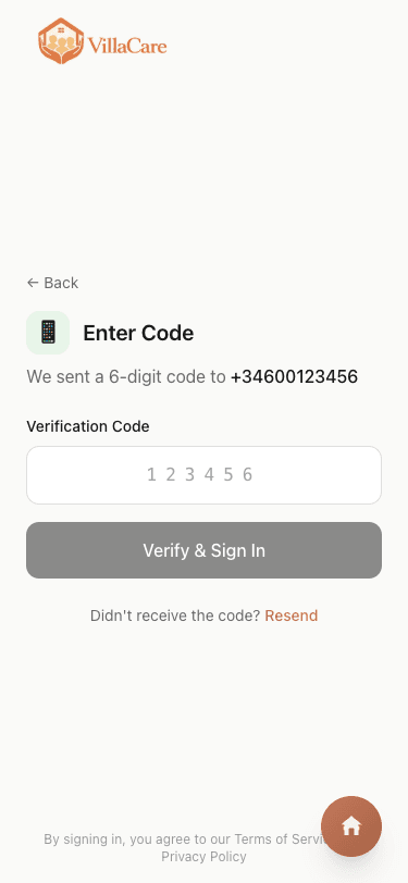 Enter the verification code