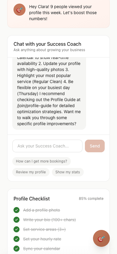 Success Coach Chat