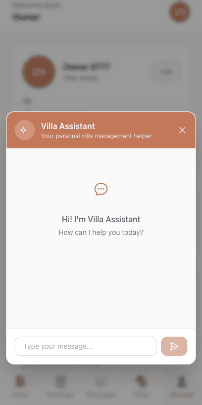 AI Sales Assistant chat